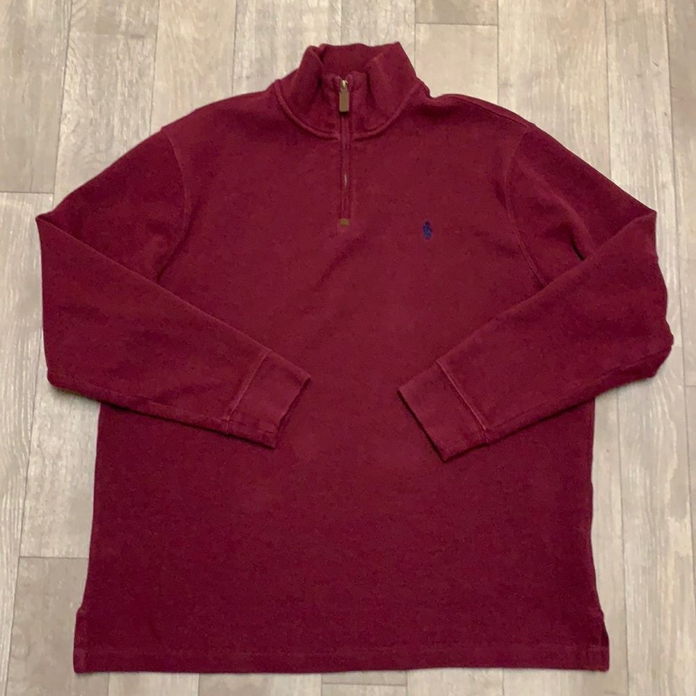 Mens Polo Ralph Lauren Quarter Zip Sweater Pullover
